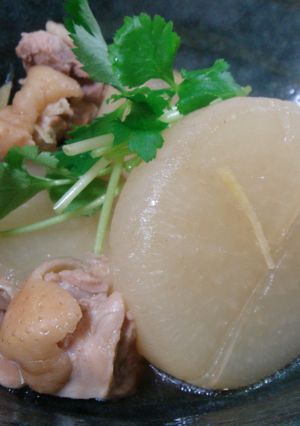 大根と鶏もも肉の上品煮-レシピのメイン写真
