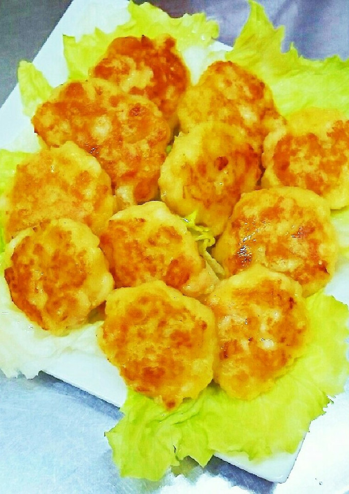 ふわふわぷりぷりはんぺんと絶品エビ焼き-レシピのメイン写真