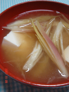 みょうがと豆腐のお味噌汁-レシピのメイン写真