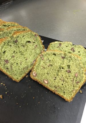 青汁とゆで小豆缶とHMでバウンドケーキ-レシピのメイン写真