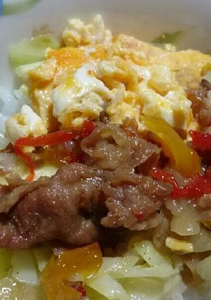 甘さがたまらん豚どん!(b^○○°)-レシピのメイン写真