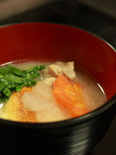【とくしま郷土料理】雑煮(白みそ)-レシピのメイン写真