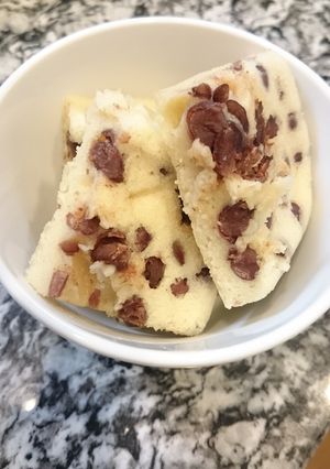 レンジでおやつ！あずき蒸しパン-レシピのメイン写真
