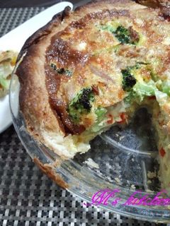 ツナと彩り野菜のキッシュ-レシピのメイン写真