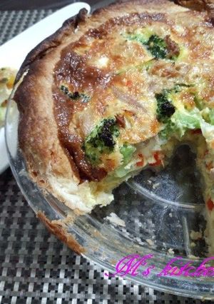 ツナと彩り野菜のキッシュ-レシピのメイン写真