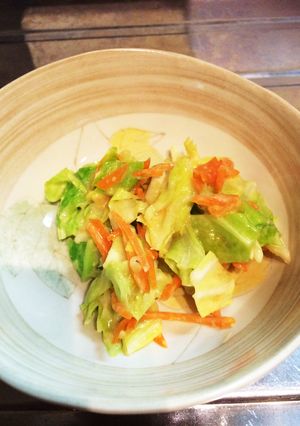 キャベツと人参のゴマ味噌和え2-レシピのメイン写真