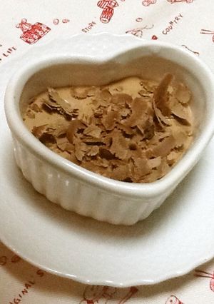 材料2ツ♡子供と一緒に♡チョコムース-レシピのメイン写真