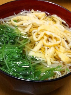 水菜と薄焼き卵のにゅうめん-レシピのメイン写真