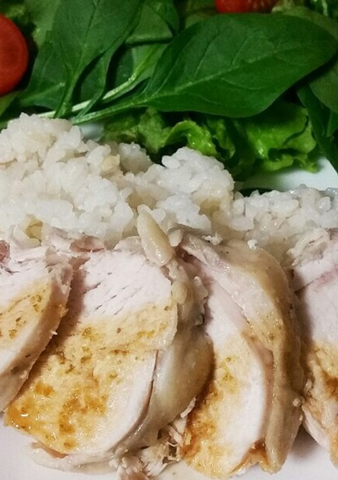 炊飯器で簡単♪カオマンガイゆず胡椒ソース-レシピのメイン写真