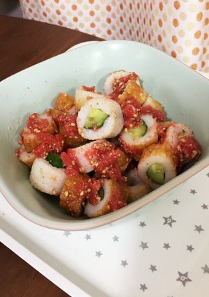 お正月にも★ちくわ梅きゅう-レシピのメイン写真