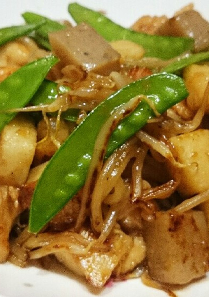 鶏と長芋の甘辛炒め-レシピのメイン写真
