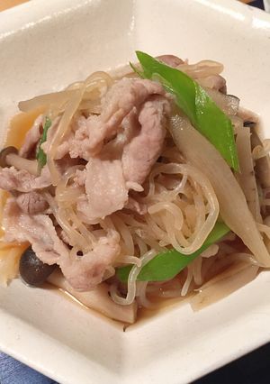 豚肉とごぼうの煮物-レシピのメイン写真