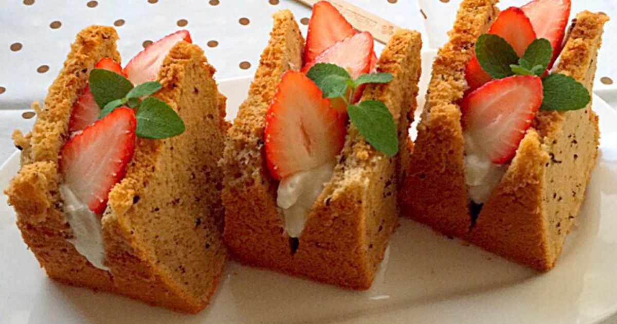 ♢シフォンサンド♢ by Blue＊＊ 【クックパッド】 簡単おいしい