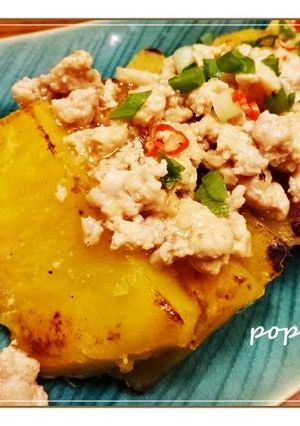 さつま芋のひき肉あんかけ-レシピのメイン写真