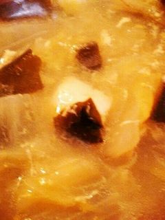 白菜・わかめ・豆腐のかきたま汁♪-レシピのメイン写真