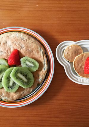 離乳食にも!ほうれん草のパンケーキ-レシピのメイン写真