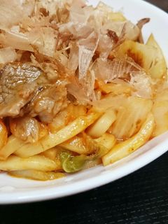 キムチ風☆焼きうどん-レシピのメイン写真