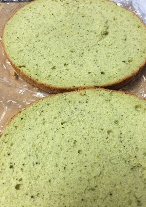 抹茶のしっとりスポンジ ジェノワーズ-レシピのメイン写真