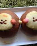 ふわふわお猿のチョコバナナクリームパン
