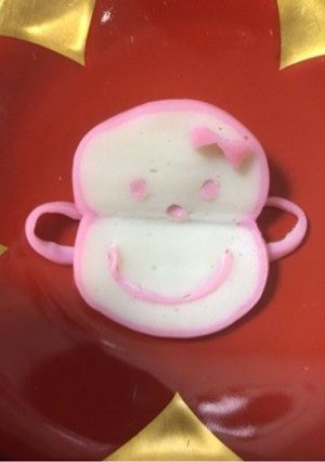 申年おせちに！さるを飾ろう かまぼこ飾り-レシピのメイン写真