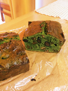 黒豆抹茶クリームチーズパウンドケーキ-レシピのメイン写真