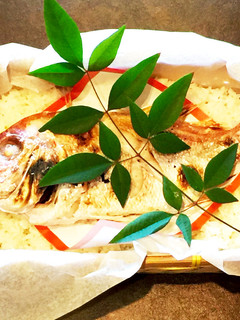 お正月 おもてなし 鯛めし 盛り付け-レシピのメイン写真