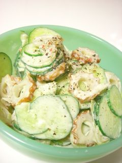 簡単おかず!ちくわときゅうりのマヨ和え!-レシピのメイン写真
