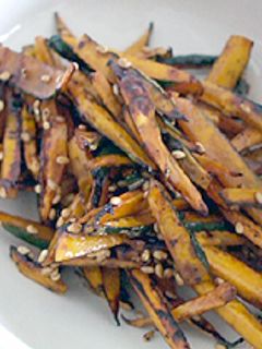 かぼちゃの皮で☆きんぴら-レシピのメイン写真