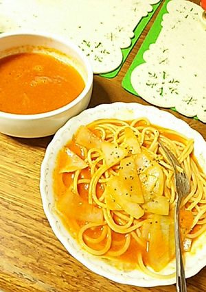 トマトクリームパスタ-レシピのメイン写真