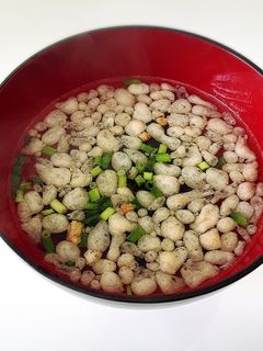 揚げ玉とワカメのお吸い物-レシピのメイン写真
