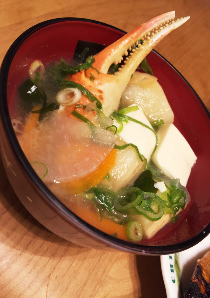 簡単☆残った カニ 活用法☆お味噌汁-レシピのメイン写真