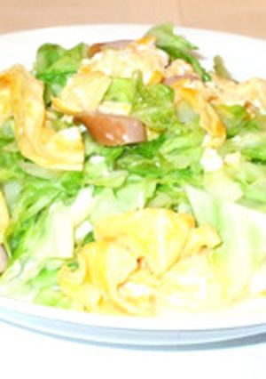 簡単！野菜炒め♪キャベツ・卵・ソーセージ-レシピのメイン写真