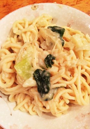 乳製品不使用☆濃厚クリームパスタ-レシピのメイン写真