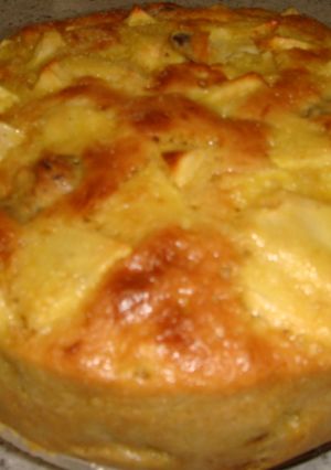 超簡単！！りんごとレーズンの焼きケーキ☆-レシピのメイン写真