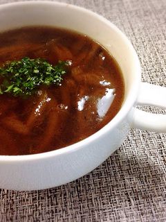 簡単!我が家のオニオンコンソメスープ♪-レシピのメイン写真