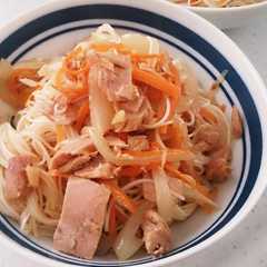รูปของ シーチキンのそうめんチャンプル