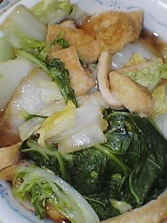 簡単★白菜と油揚げの煮物-レシピのメイン写真