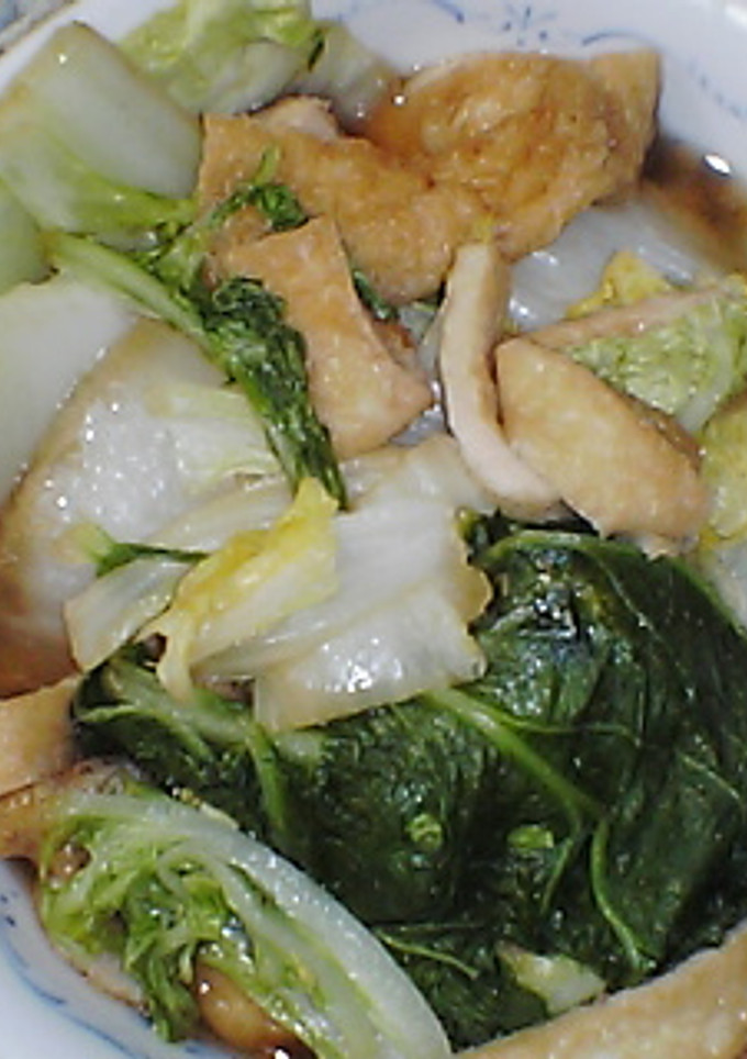 簡単★白菜と油揚げの煮物-レシピのメイン写真