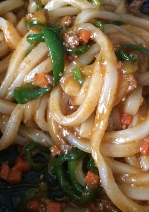 麻婆うどん-レシピのメイン写真