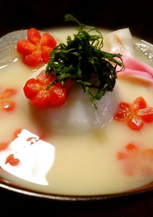 大福餅で代用〜香川風〜あん餅雑煮-レシピのメイン写真