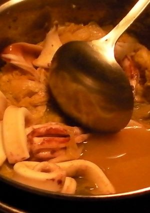 水炊き；烏賊腸(イカわた)使用-レシピのメイン写真