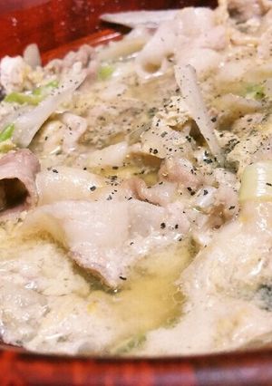 おかずにどうぞ。豚と牛蒡の他人煮-レシピのメイン写真