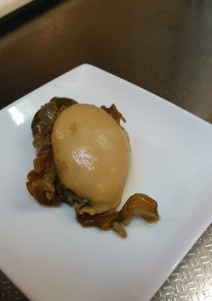 鮑の肝の煮付-レシピのメイン写真