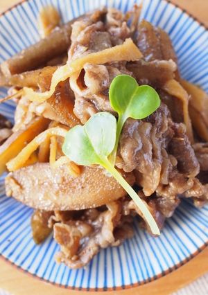 牛肉とごぼうの当座煮-レシピのメイン写真