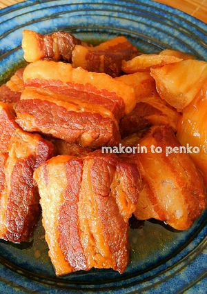 簡単！圧力鍋でトロトロ♪豚の角煮-レシピのメイン写真