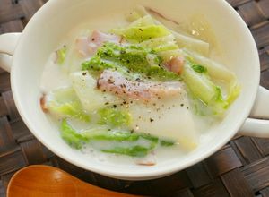 m白菜とベーコンの中華クリーム煮-レシピのメイン写真