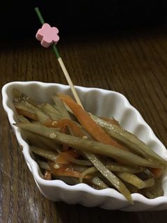 きんぴらごぼう-レシピのメイン写真