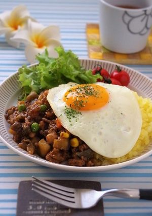 カレールーで作る簡単ドライカレー-レシピのメイン写真