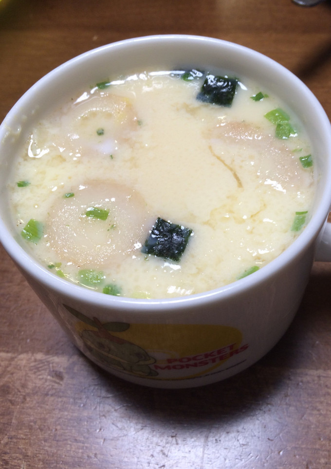 松茸のお吸い物で簡単茶碗蒸し-レシピのメイン写真