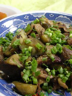 ナスと鶏皮の味噌炒め☆-レシピのメイン写真